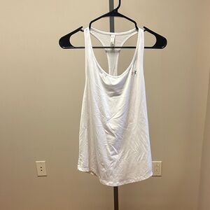 Under Armour Women's White Racerback Tank Top
